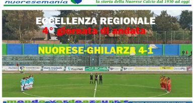 Eccellenza Regionale: Nuorese-Ghilarza 4-1