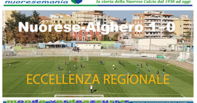 Eccellenza Regionale: Nuorese-Alghero 1-0